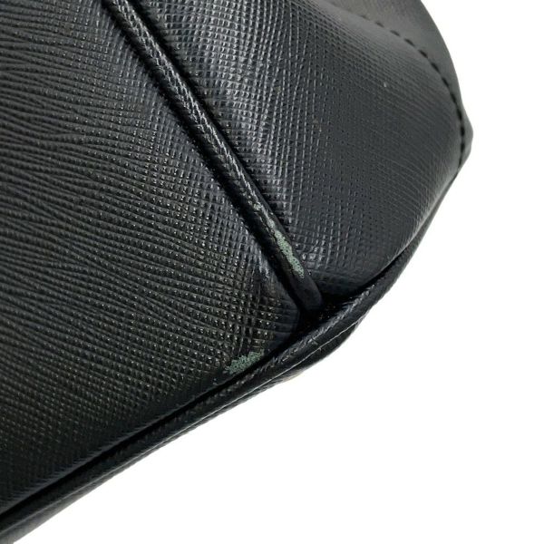 プラダ ハンドバッグ サフィアーノ ガレリア クロコダイル 1BA863 PRADA 2way 黒