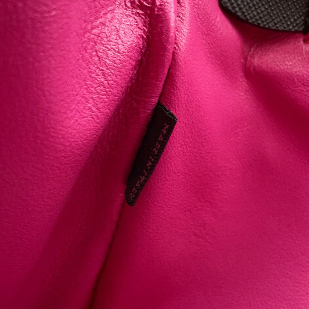 プラダ ハンドバッグ サフィアーノ ガレリア クロコダイル 1BA863 PRADA 2way 黒