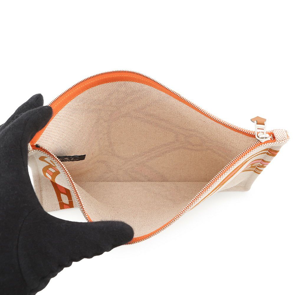 エルメス フラットポーチ トレサージュ マランGM HERMES 小物入れ 化粧ポーチ