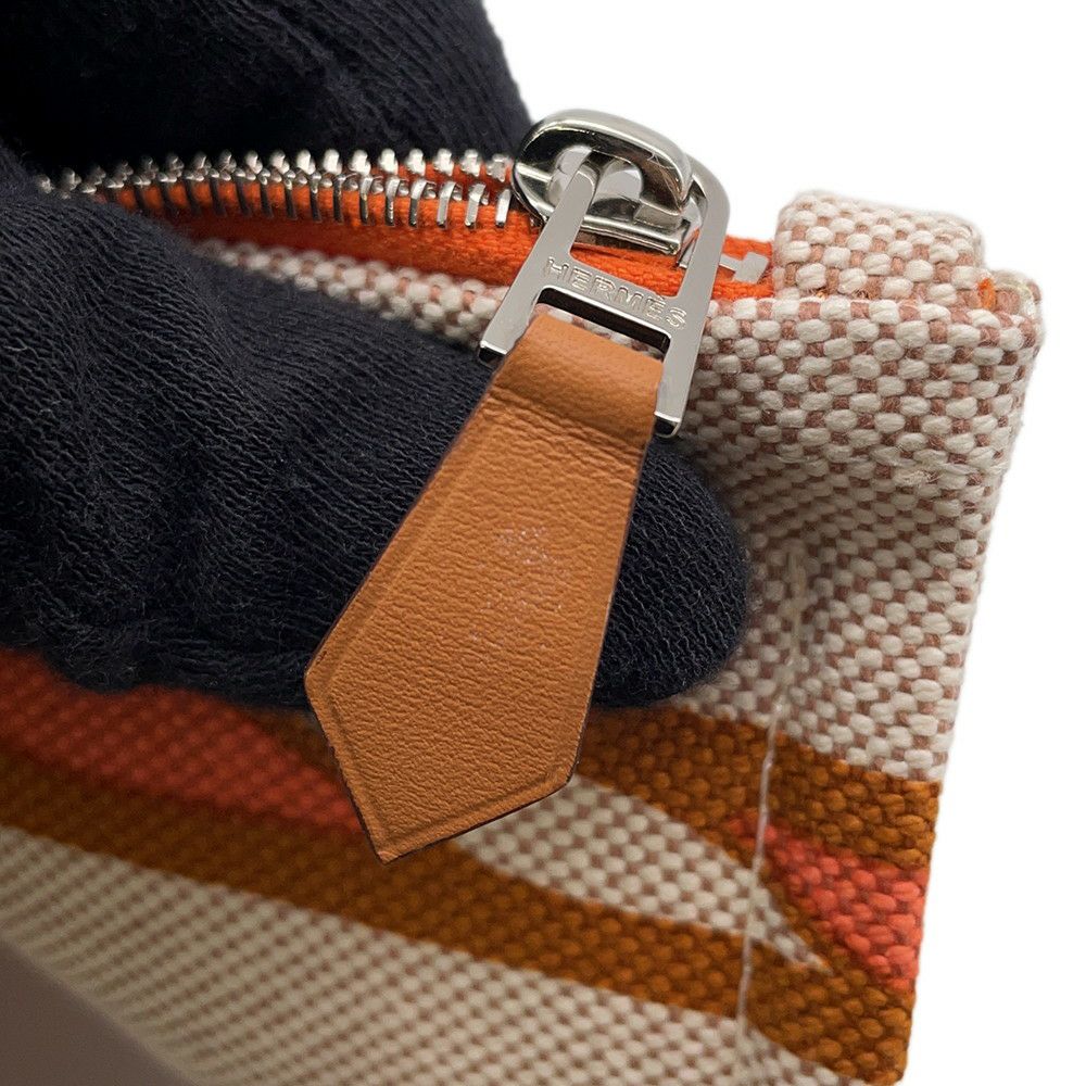 エルメス フラットポーチ トレサージュ マランGM HERMES 小物入れ 化粧ポーチ