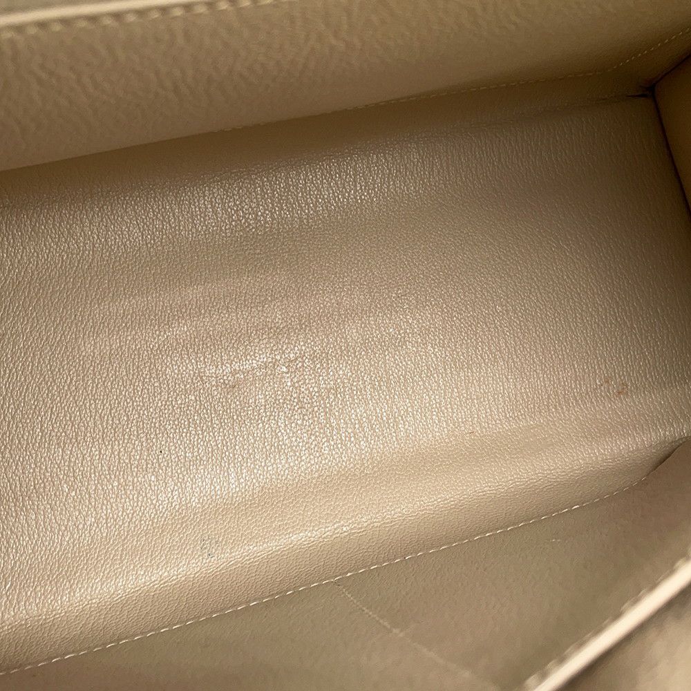 エルメス ハンドバッグ ケリー28 外縫い パーシュマン/シルバー金具 オーストリッチ T刻印 2wayショルダー