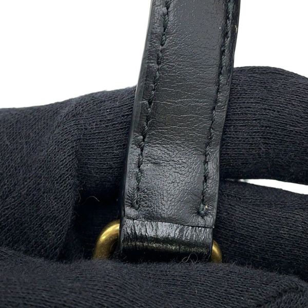 ミュウミュウ ハンドバッグ マテラッセ レザー 5BB072 MIUMIU 2way 黒 アウトレット品