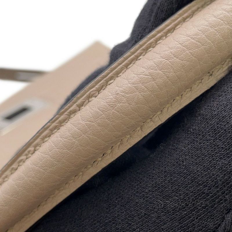 エルメス ハンドバッグ ケリー28 内縫い トゥルティエールグレー/シルバー金具 トゴ C刻印 2wayショルダー