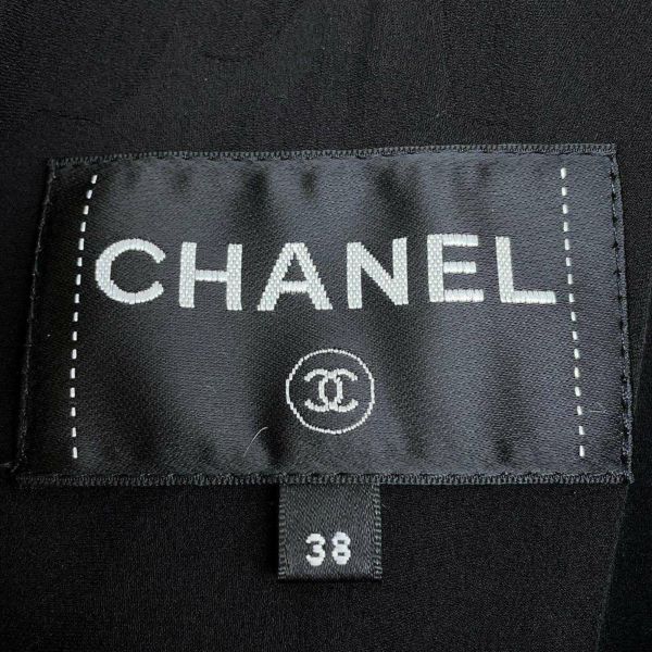 シャネル ジャケット ベルベット ツイード レディースサイズ38 P73311 CHANEL 黒