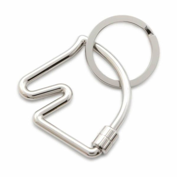 エルメス キーホルダー シュバル Cheval シルバー金具 HERMES キーリング ホース
