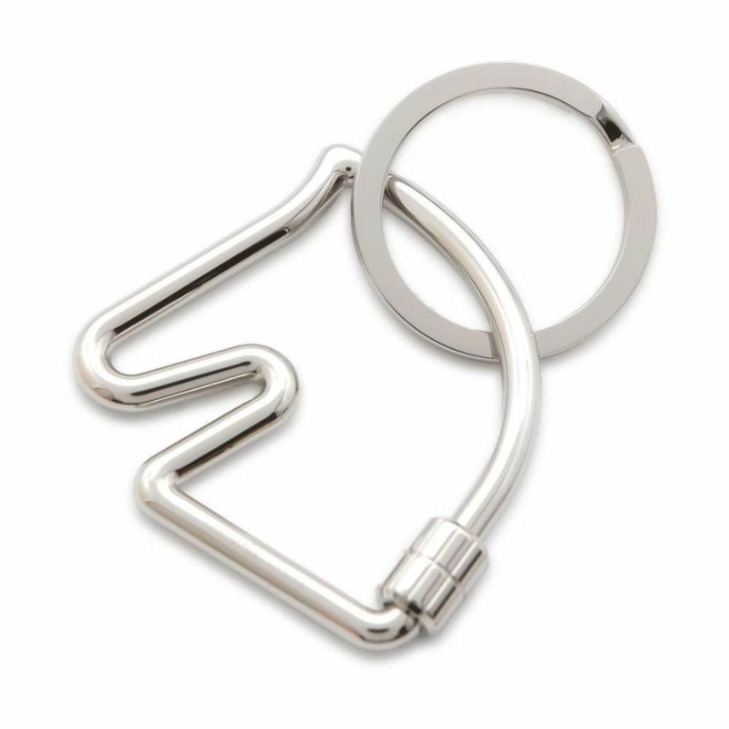 エルメス キーホルダー シュバル Cheval シルバー金具 HERMES キーリング ホース