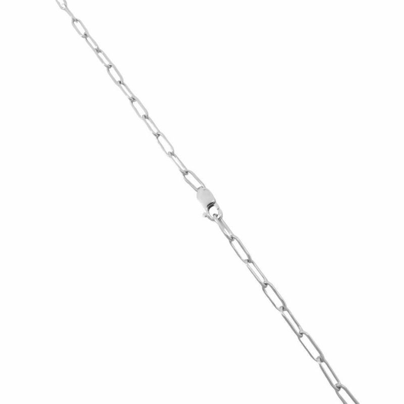 ティファニー ネックレス ティファニーロック ペンダント ミディアム K18WG 72342275 Tiffany&Co.