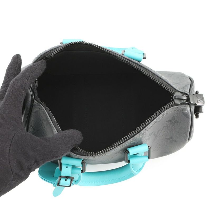 ルイヴィトン ハンドバッグ モノグラム・エクリプス リバース キーポル・バンドリエール 25 M11645 ヴィトン バッグ  メンズ 黒ブラック