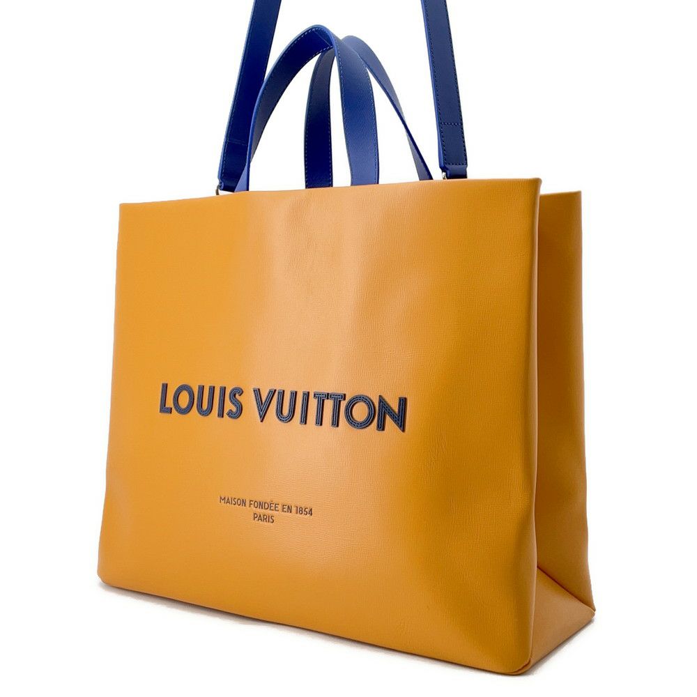 ルイヴィトン トートバッグ ショッパー・トートMM レザー M24457 LOUIS VUITTON 2wayショルダーバッグ