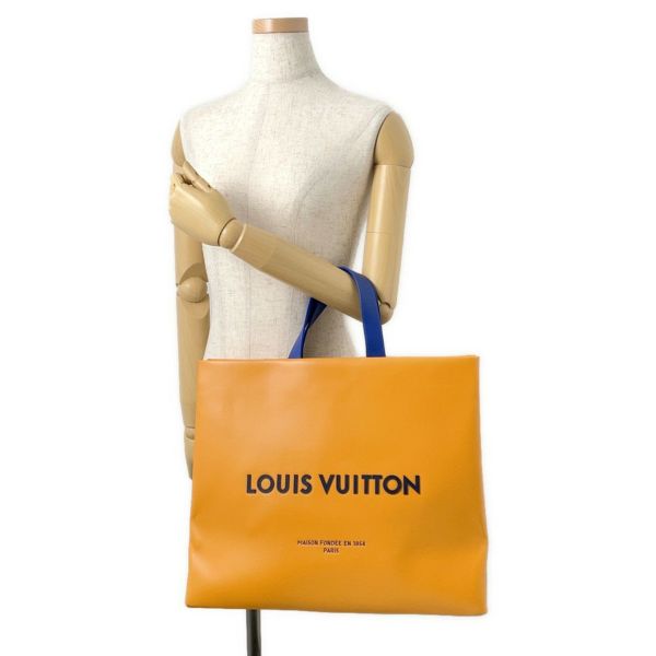 ルイヴィトン トートバッグ ショッパー・トートMM レザー M24457 LOUIS VUITTON 2wayショルダーバッグ
