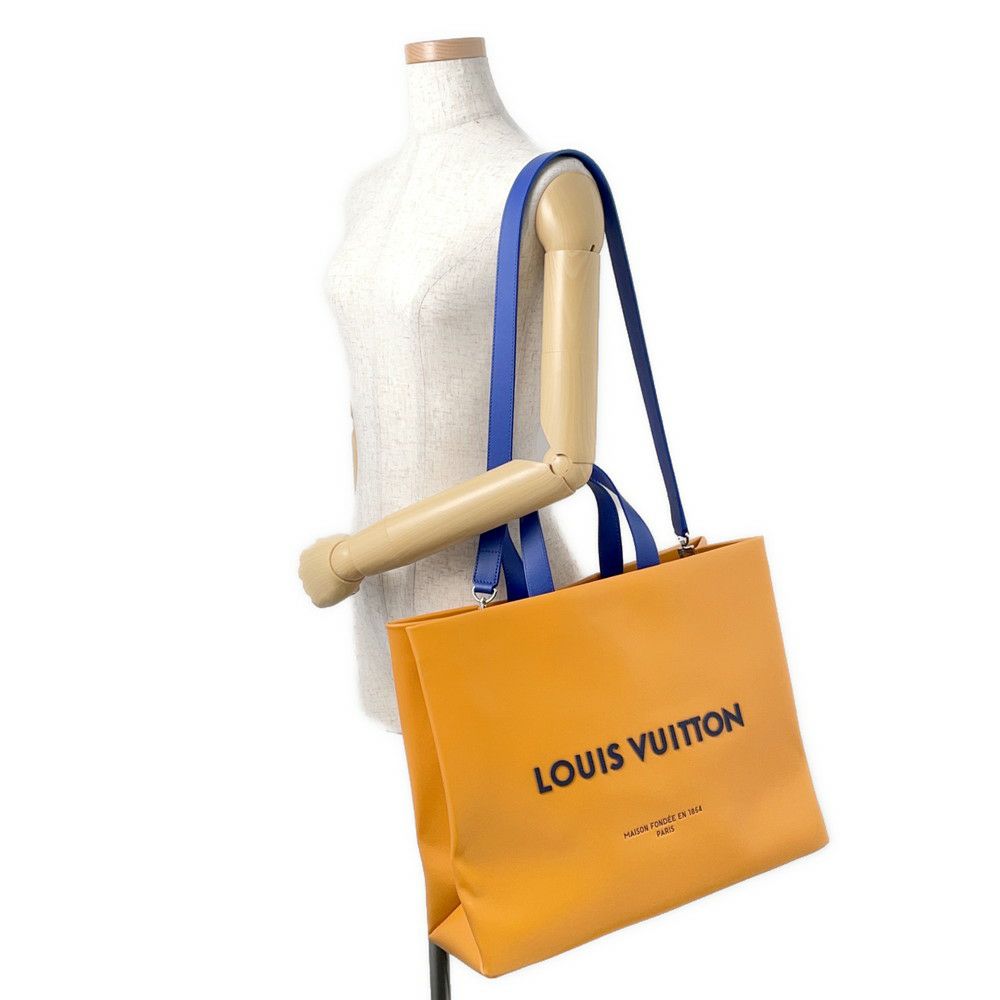 ルイヴィトン トートバッグ ショッパー・トートMM レザー M24457 LOUIS VUITTON 2wayショルダーバッグ