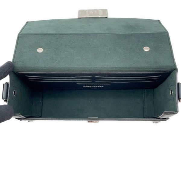 フェンディ ショルダーバッグ ソフトトランク バゲット レザー 7VA565 FENDI マークジェイコブスコラボ 黒