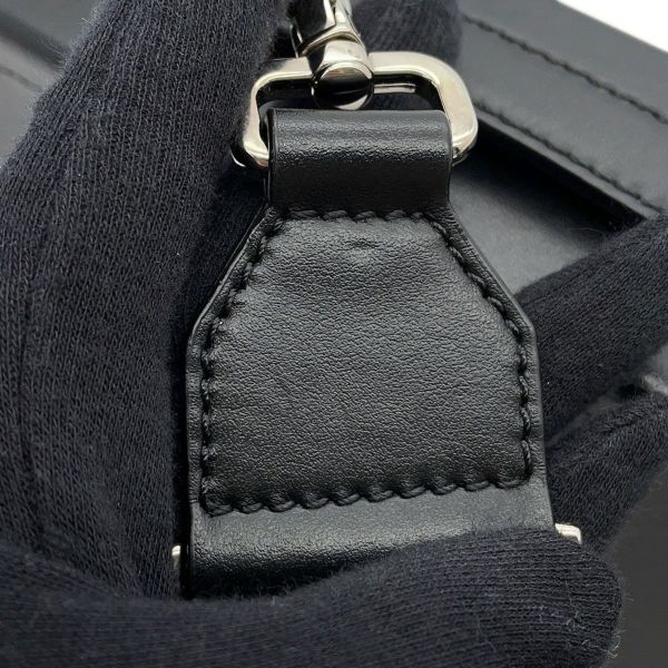 フェンディ ショルダーバッグ ソフトトランク バゲット レザー 7VA565 FENDI マークジェイコブスコラボ 黒