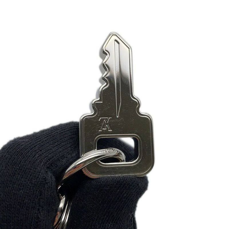 ルイヴィトン キーホルダー トラベルパドロック キーリング メタル/レザー M67119 LOUIS VUITTON バッグチャーム