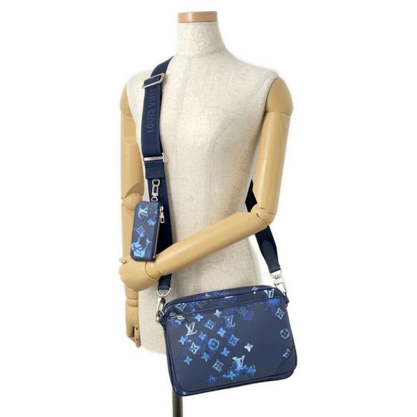 ルイヴィトン ショルダーバッグ モノグラム・ウォーターカラー トリオ・メッセンジャー M57840 LOUIS VUITTON ヴィトン バッグ