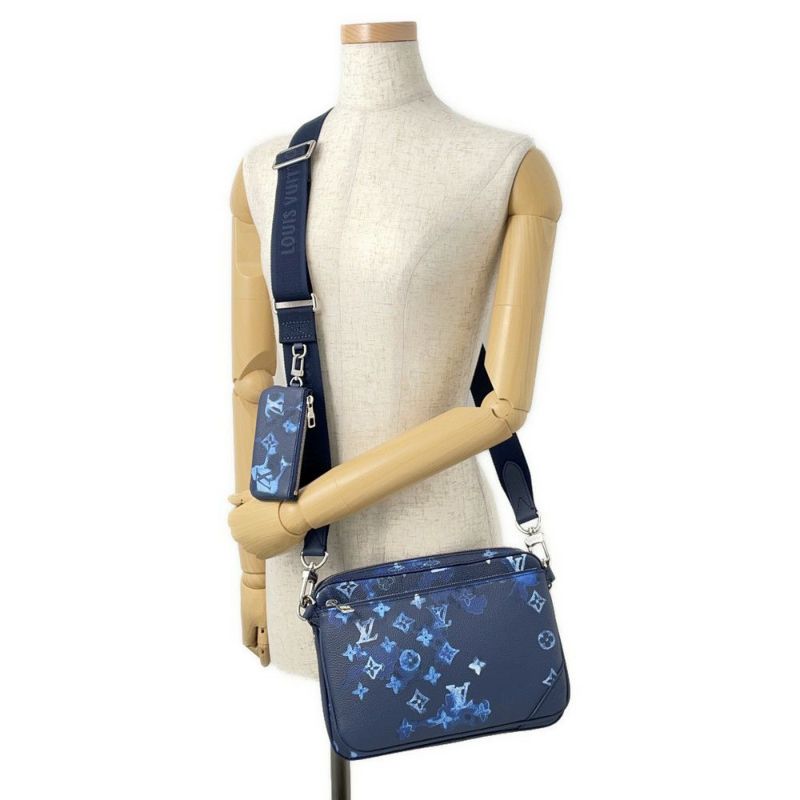 ルイヴィトン ショルダーバッグ モノグラム・ウォーターカラー トリオ・メッセンジャー M57840 LOUIS VUITTON ヴィトン バッグ