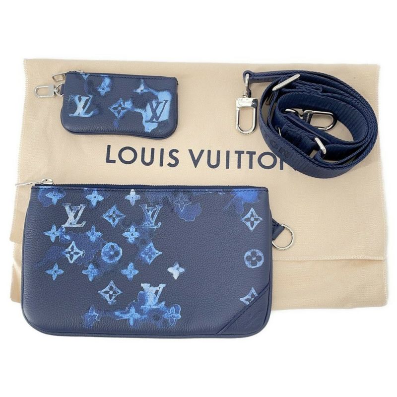 ルイヴィトン ショルダーバッグ モノグラム・ウォーターカラー トリオ・メッセンジャー M57840 LOUIS VUITTON ヴィトン バッグ