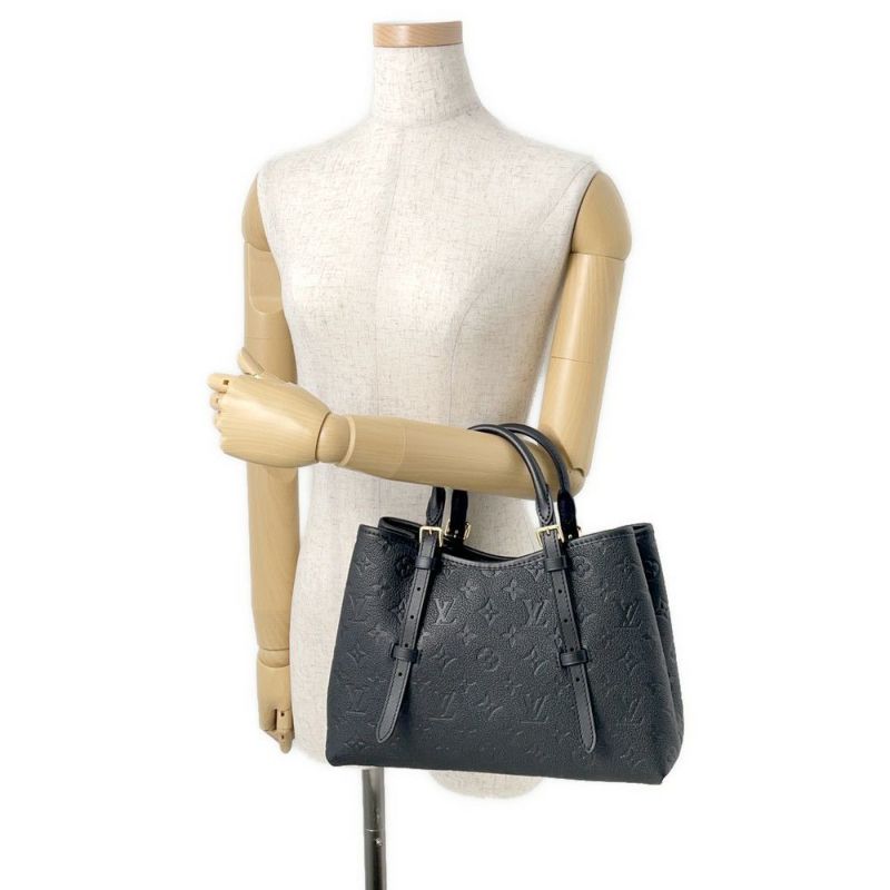 ルイヴィトン ハンドバッグ モノグラム・アンプラント バビロン・トートPM M11393 2wayショルダーバッグ 黒 ブラック
