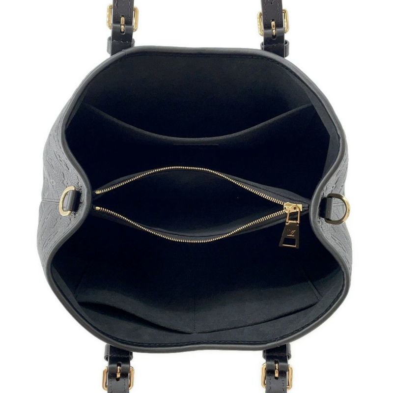 ルイヴィトン ハンドバッグ モノグラム・アンプラント バビロン・トートPM M11393 2wayショルダーバッグ 黒 ブラック