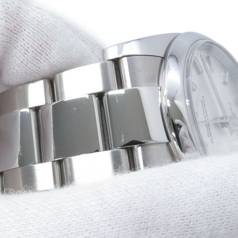 ロレックス オイスターパーペチュアル デイト 115200 ランダムシリアル ルーレット シルバー文字盤