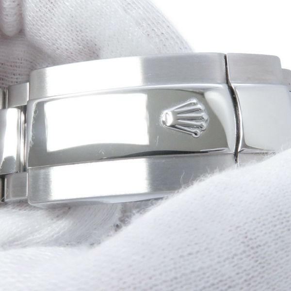 ロレックス オイスターパーペチュアル デイト 115200 ランダムシリアル ルーレット シルバー文字盤