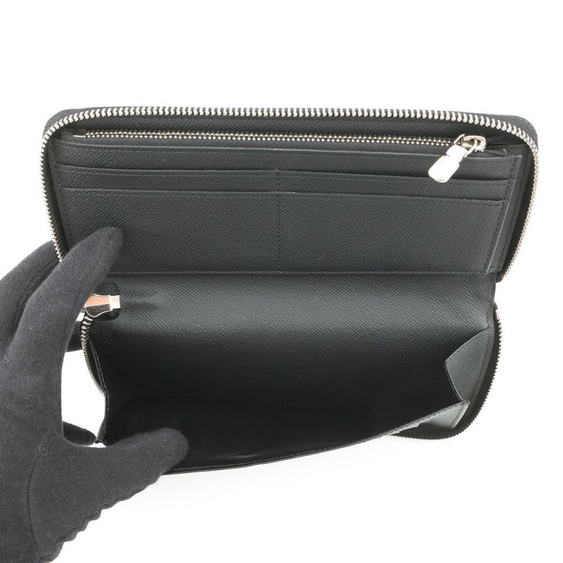 ルイヴィトン 長財布 ダミエ・グラフィット ジッピーウォレット・ヴェルティカル N63095 メンズ 黒