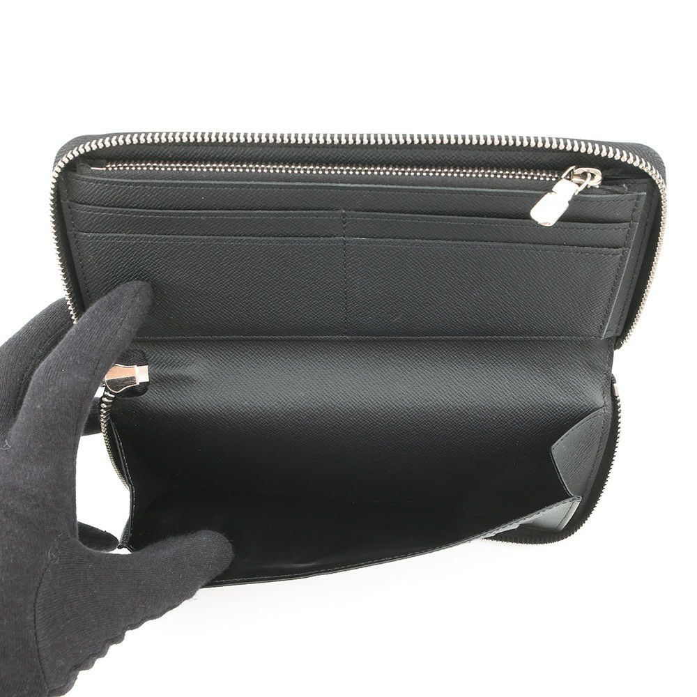 ルイヴィトン 長財布 ダミエ・グラフィット ジッピーウォレット・ヴェルティカル N63095 メンズ 黒