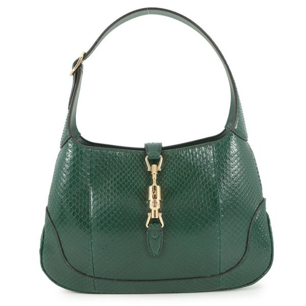 グッチ ショルダーバッグ ジャッキー ホーボーバッグ ミディアム パイソン 550152 GUCCI バッグ ワンショルダー