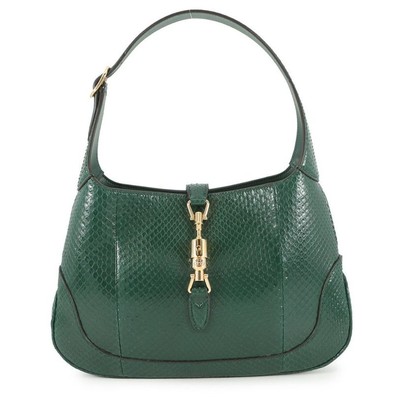 グッチ ショルダーバッグ ジャッキー ホーボーバッグ ミディアム パイソン 550152 GUCCI バッグ ワンショルダー