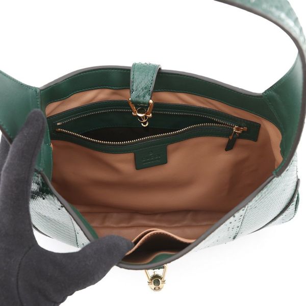 グッチ ショルダーバッグ ジャッキー ホーボーバッグ ミディアム パイソン 550152 GUCCI バッグ ワンショルダー