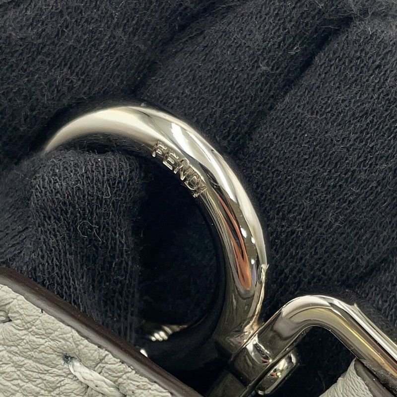 フェンディ ハンドバッグ ミニ ピーカブー セレリア レザー パイソン 8BN244 FENDI バッグ 2WAYショルダーバッグ