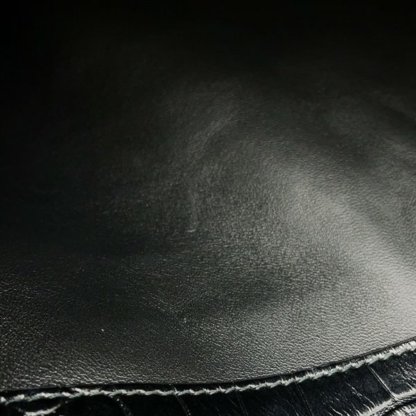 バレンシアガ ハンドバッグ ロデオ ミディアム クロコダイル型押し 789772 BALENCIAGA 2wayショルダーバッグ 黒