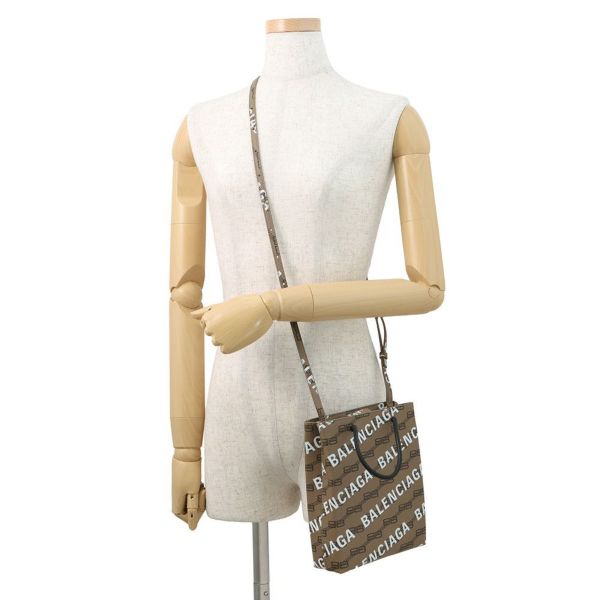 バレンシアガ ハンドバッグ ラージ ショッピングバッグ ロゴ PVC/レザー 693805 BALENCIAGA 2way