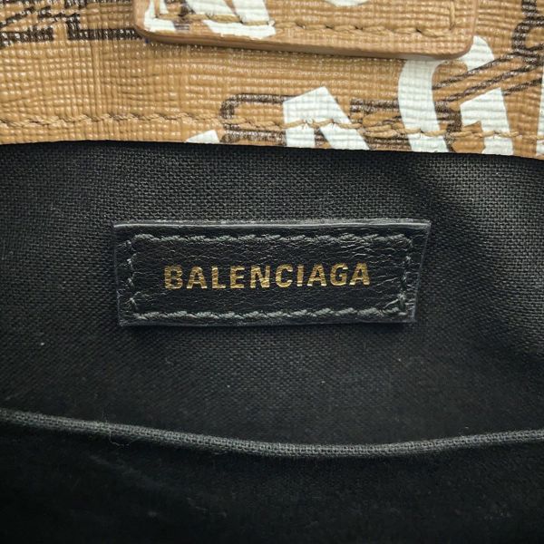 バレンシアガ ハンドバッグ ラージ ショッピングバッグ ロゴ PVC/レザー 693805 BALENCIAGA 2way
