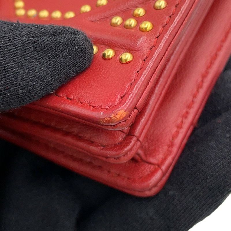 ディオール チェーンショルダーバッグ ディオラマ スタッズ レザー Christian Dior