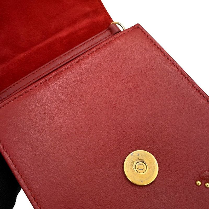 ディオール チェーンショルダーバッグ ディオラマ スタッズ レザー Christian Dior