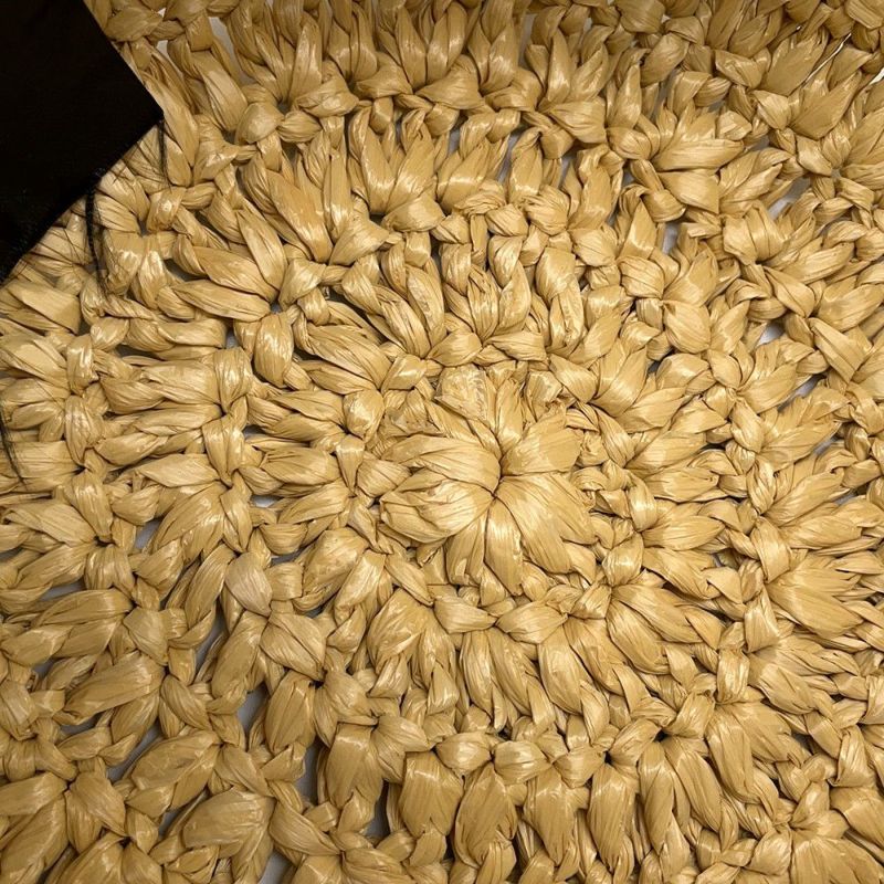 プラダ ハット ロゴ 麦わら ウーブンファブリック サイズS 1HC137 PRADA 帽子