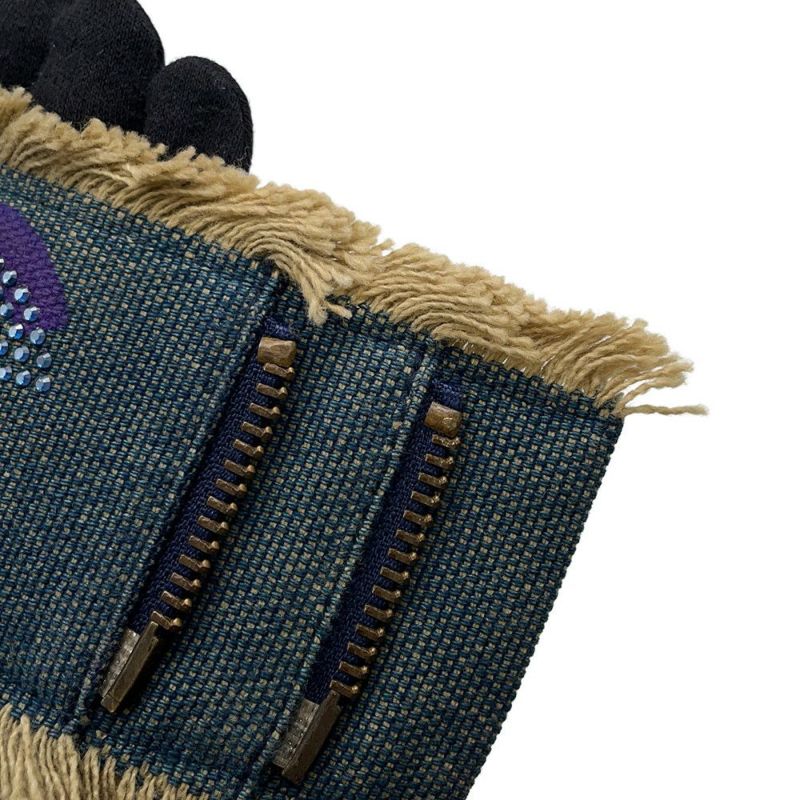 シャネル べルト ココマーク ラインストーン デニム 01 P CHANEL デニムベルト