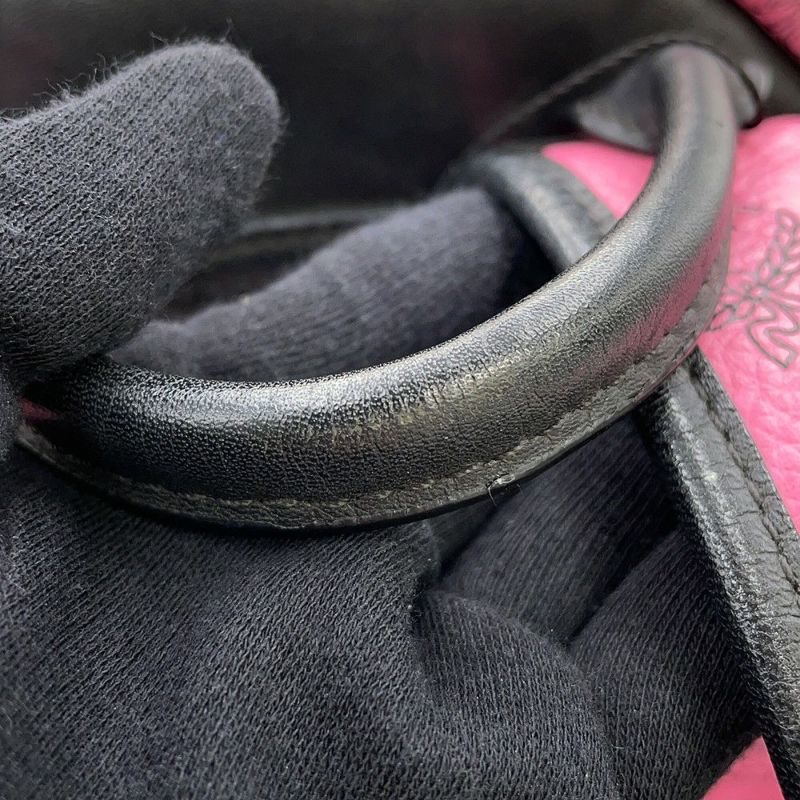 エムシーエム リュックサック ヴィセトス スタークブロック スタッズ バックパック レザー MMK5SVE52PK001 MCM バッグ