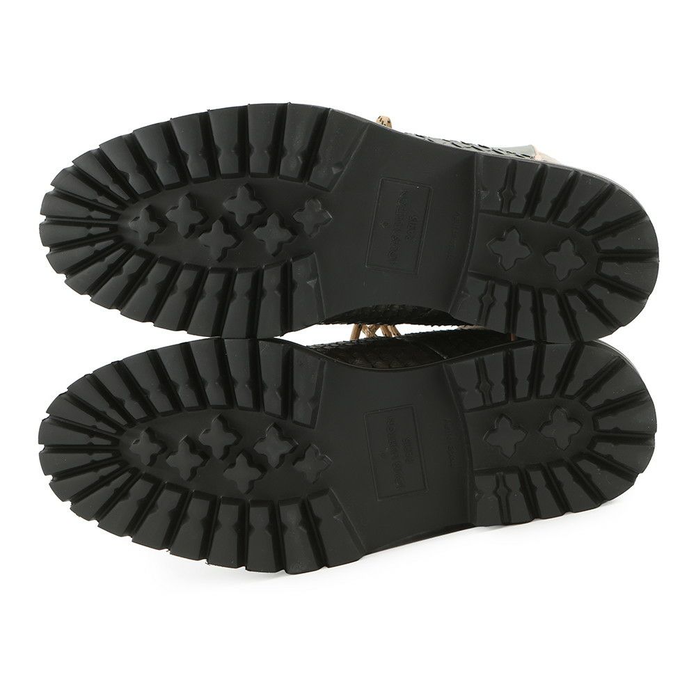 ルイヴィトン ブーツ モノグラム LVアウトランドライン アンクルブーツ パイソン/スエード メンズサイズ6 1/2 LOUIS VUITTON