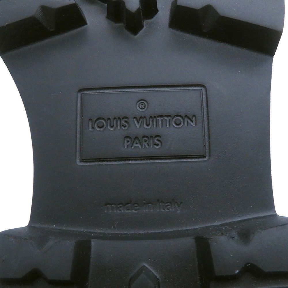 ルイヴィトン ブーツ モノグラム LVアウトランドライン アンクルブーツ パイソン/スエード メンズサイズ6 1/2 LOUIS VUITTON