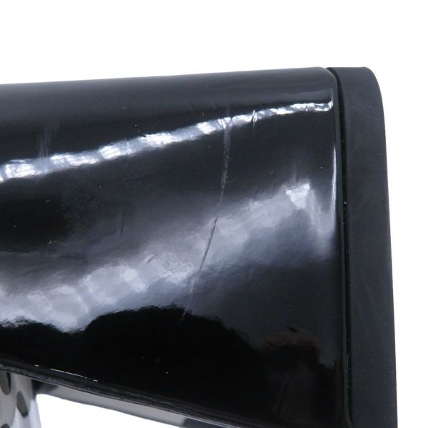 ルイヴィトン ブーツ パテントレザー/インフィニティ・ドット LV × YK ショートブーツ レディースサイズ36 靴 草間彌生 ブラック 黒