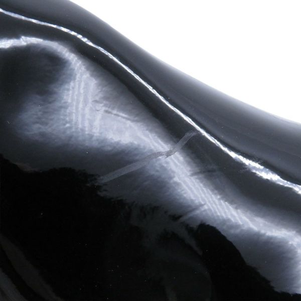 ルイヴィトン ブーツ パテントレザー/インフィニティ・ドット LV × YK ショートブーツ レディースサイズ36 靴 草間彌生 ブラック 黒