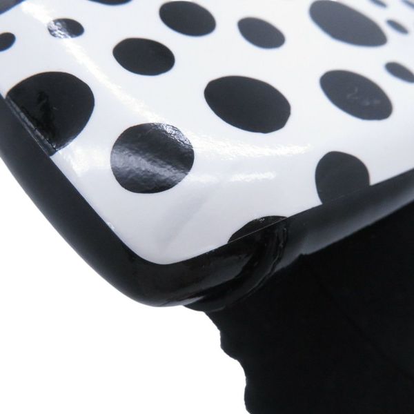 ルイヴィトン ブーツ パテントレザー/インフィニティ・ドット LV × YK ショートブーツ レディースサイズ36 靴 草間彌生 ブラック 黒