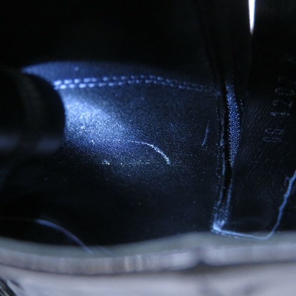 ルイヴィトン ブーツ パテントレザー/インフィニティ・ドット LV × YK ショートブーツ レディースサイズ36 靴 草間彌生 ブラック 黒