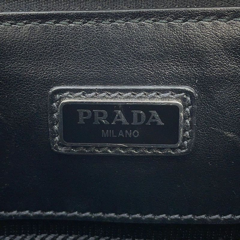 プラダ クラッチバッグ サフィアーノ クラッチ レザー 2VF056 PRADA 黒 セカンドバッグ