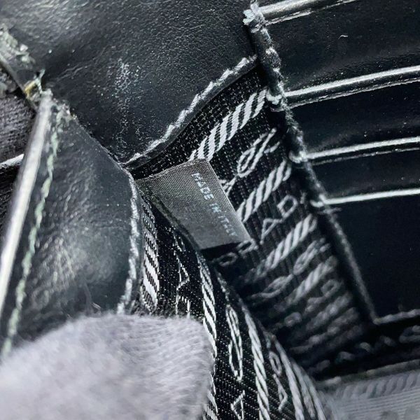 プラダ クラッチバッグ サフィアーノ クラッチ レザー 2VF056 PRADA 黒 セカンドバッグ