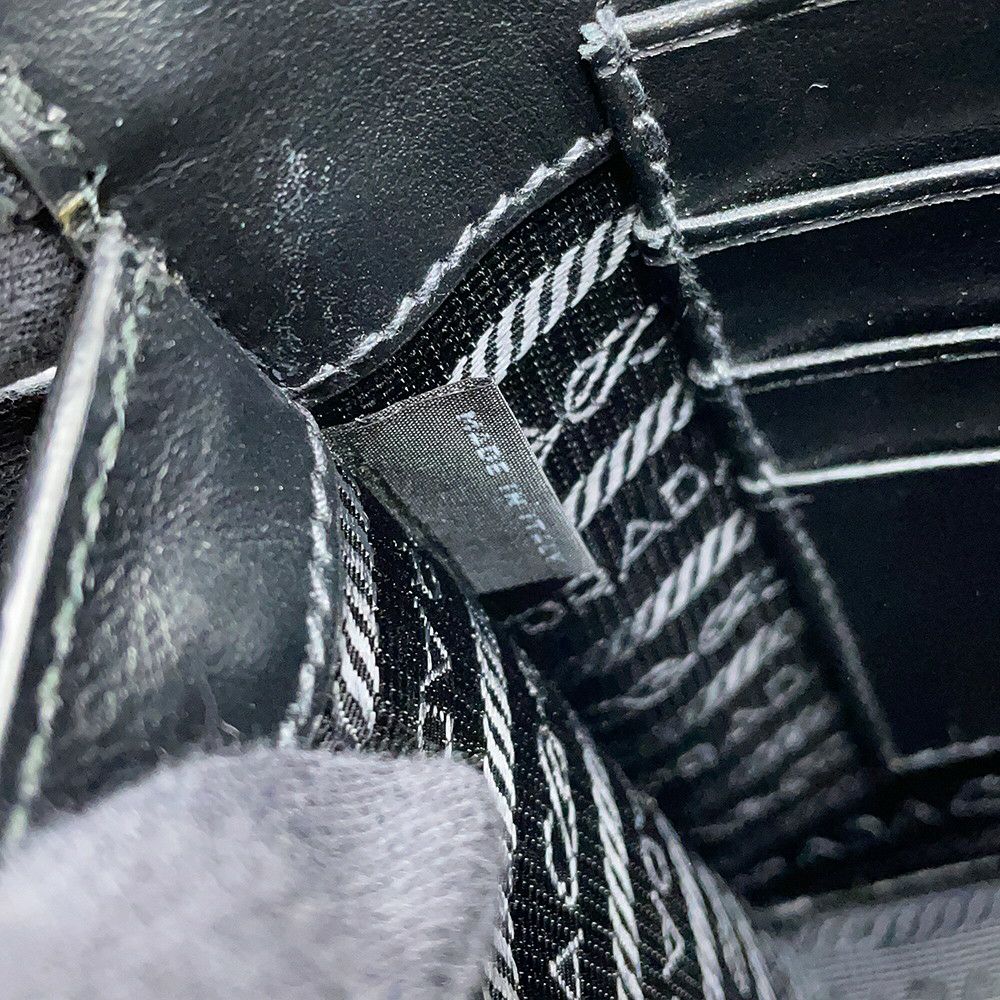 プラダ クラッチバッグ サフィアーノ クラッチ レザー 2VF056 PRADA 黒 セカンドバッグ