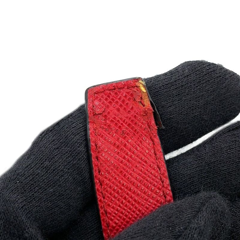 プラダ リュック ハート柄 ナイロン 1BZ006 PRADA バックパック バッグ 黒