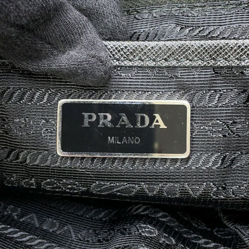 プラダ リュック ハート柄 ナイロン 1BZ006 PRADA バックパック バッグ 黒